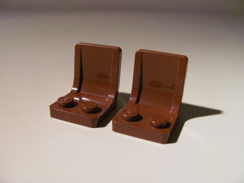 Lego sedile marrone 10184 - 2x,
